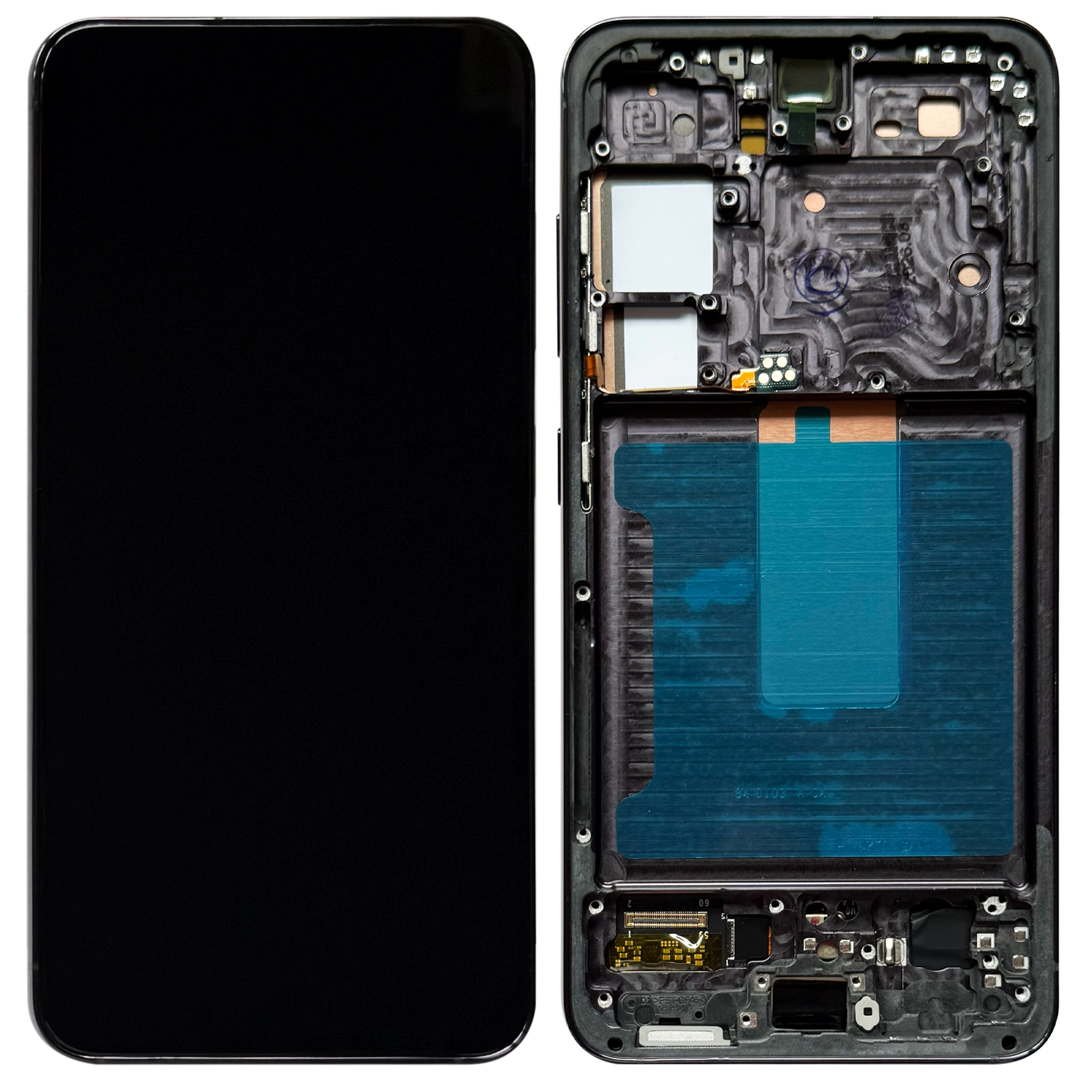 Display Samsung S23 OLED cu rama, Negru