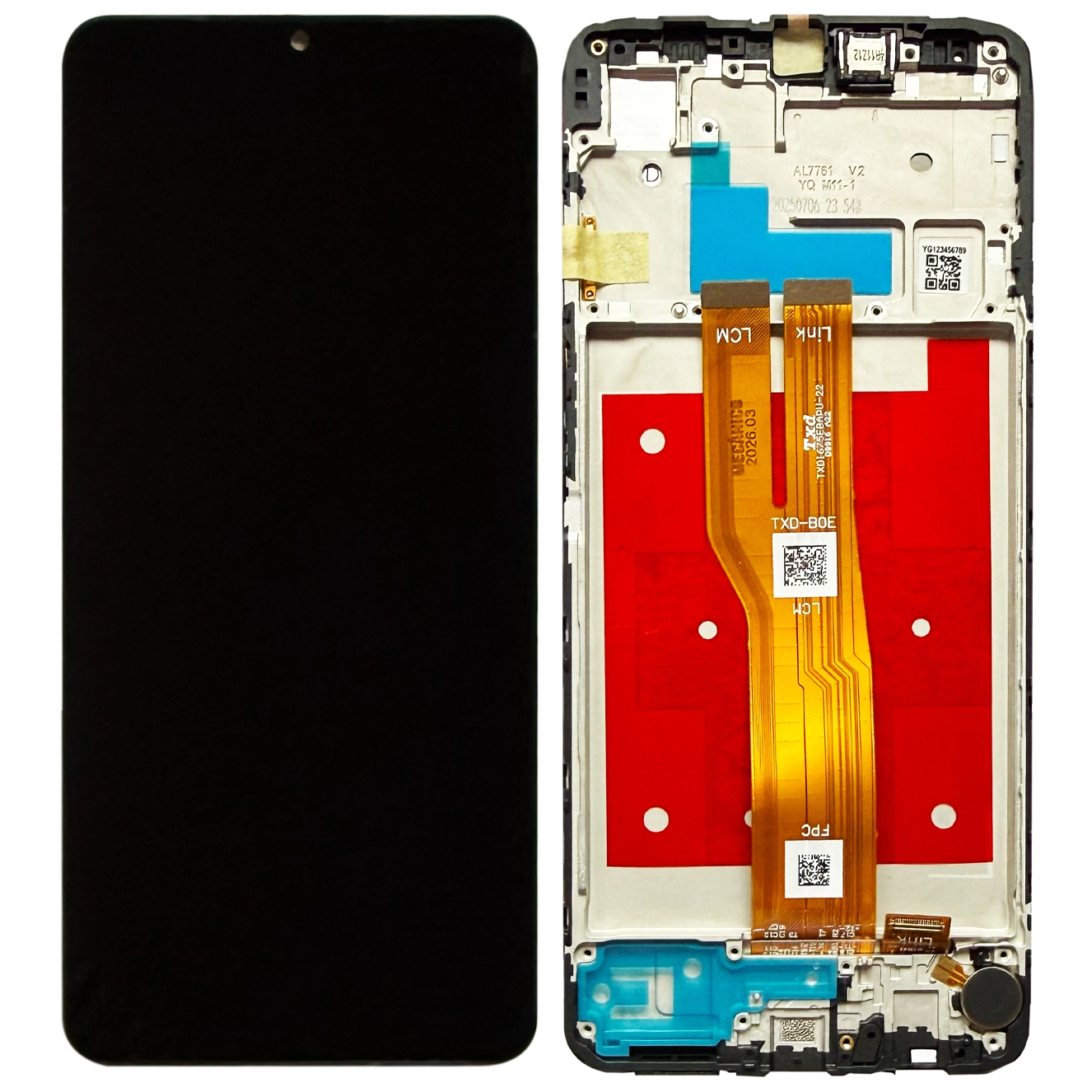 Display Samsung A07 OEM cu rama