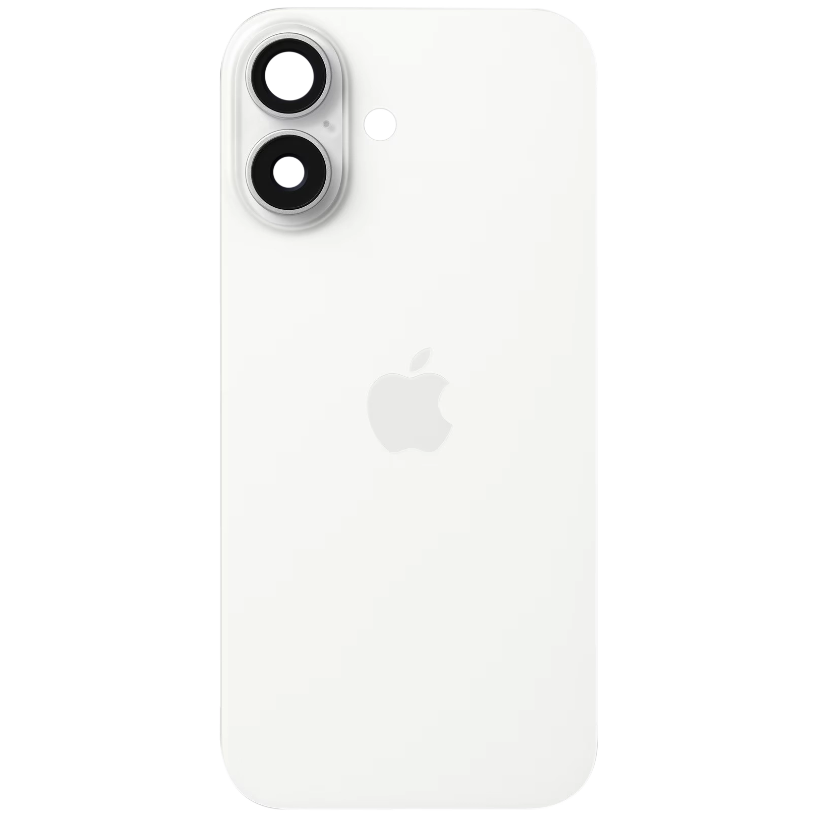 Spate telefon: Capac baterie Iphone 17 cu Lentile si Magnet, White