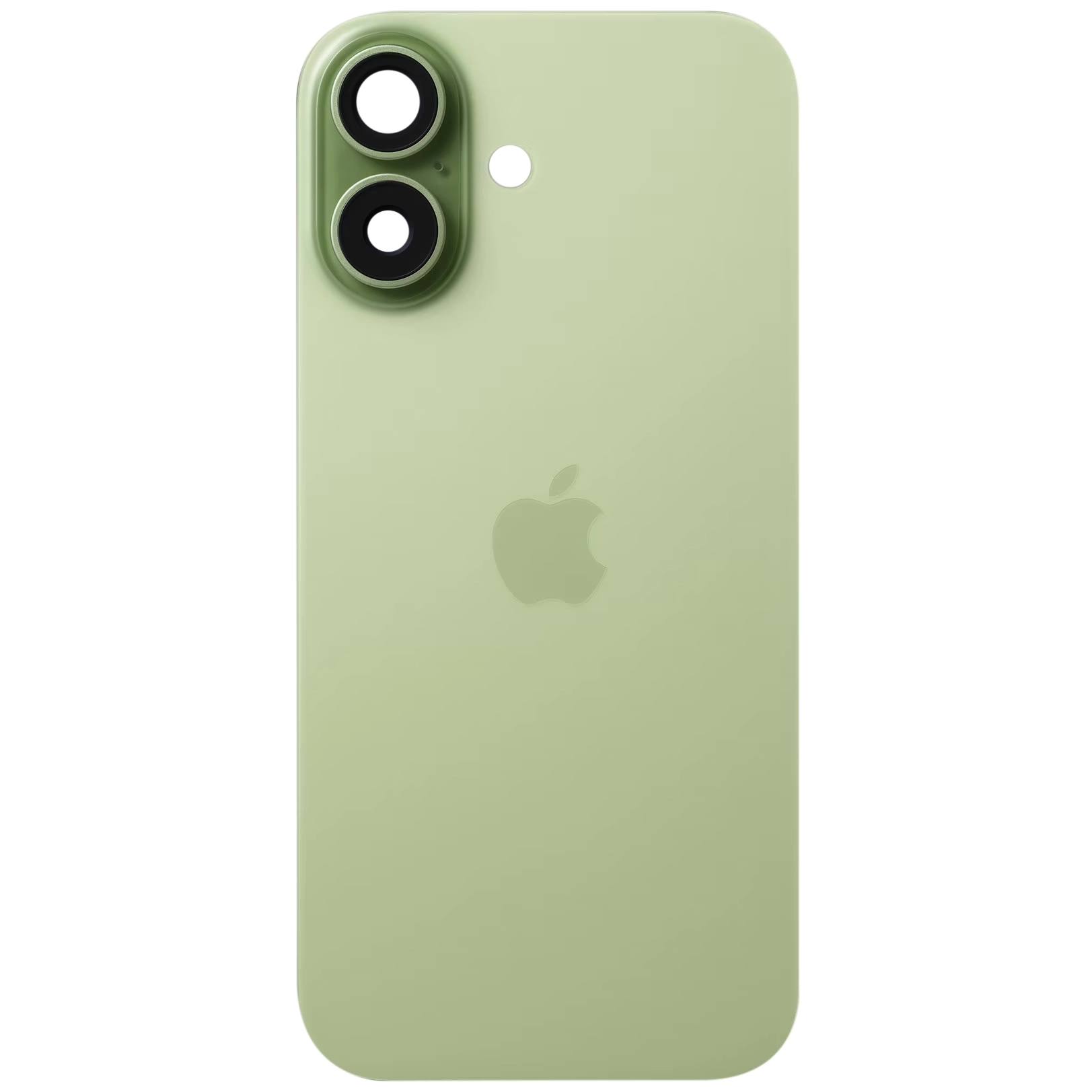Spate telefon: Capac baterie Iphone 17 cu Lentile si Magnet, Green