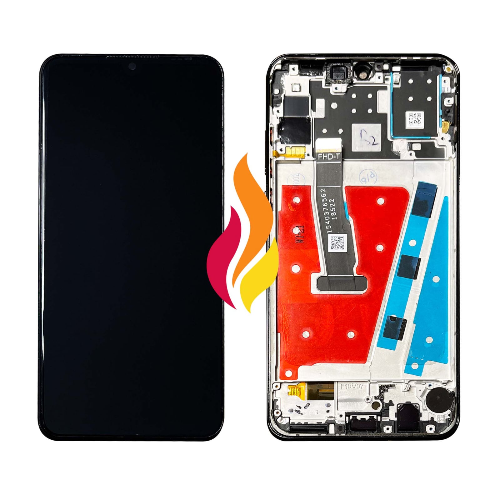 Display Huawei P30 lite cu rama 48mp, Negru