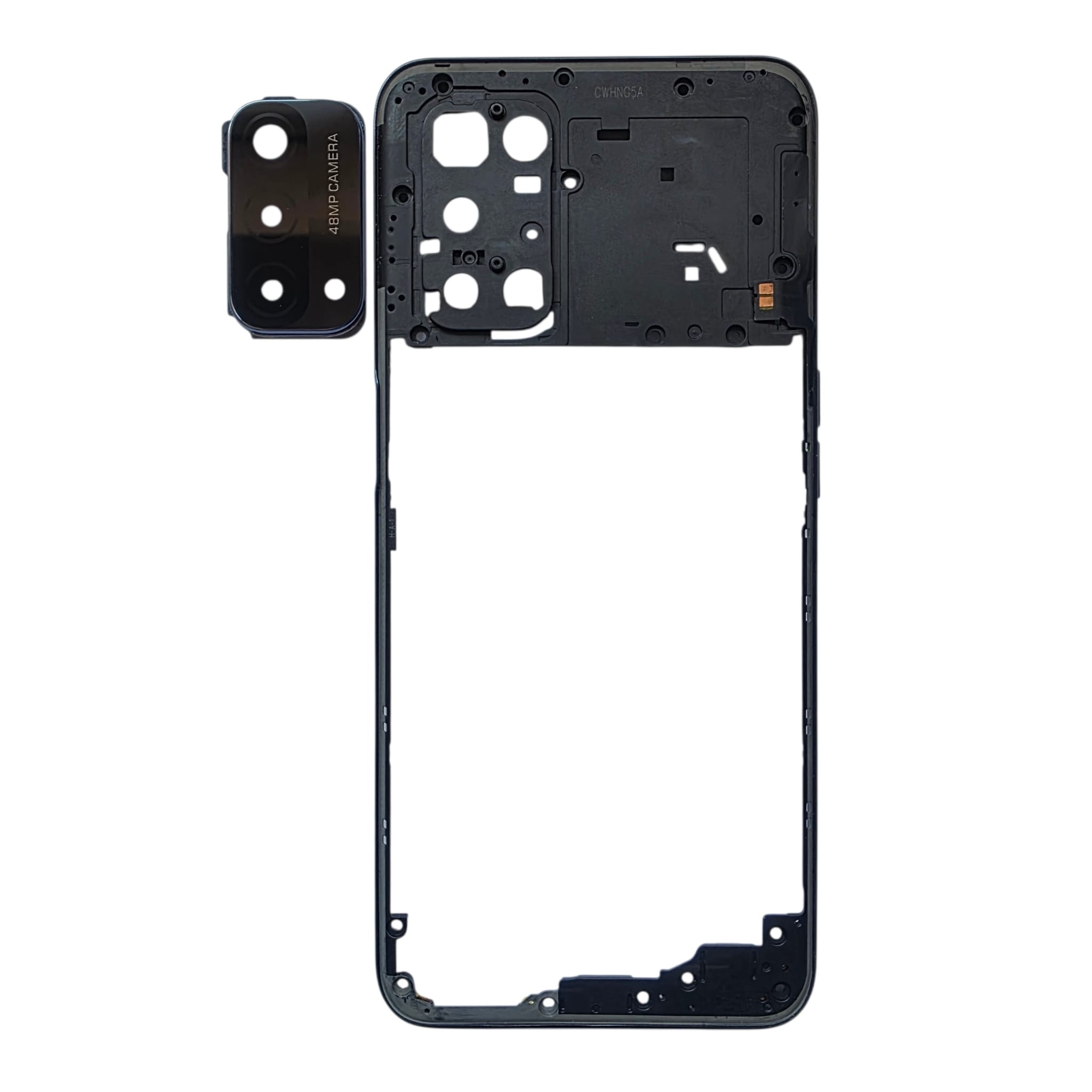 Rama mijloc intermediara Oppo A74 5G, Black