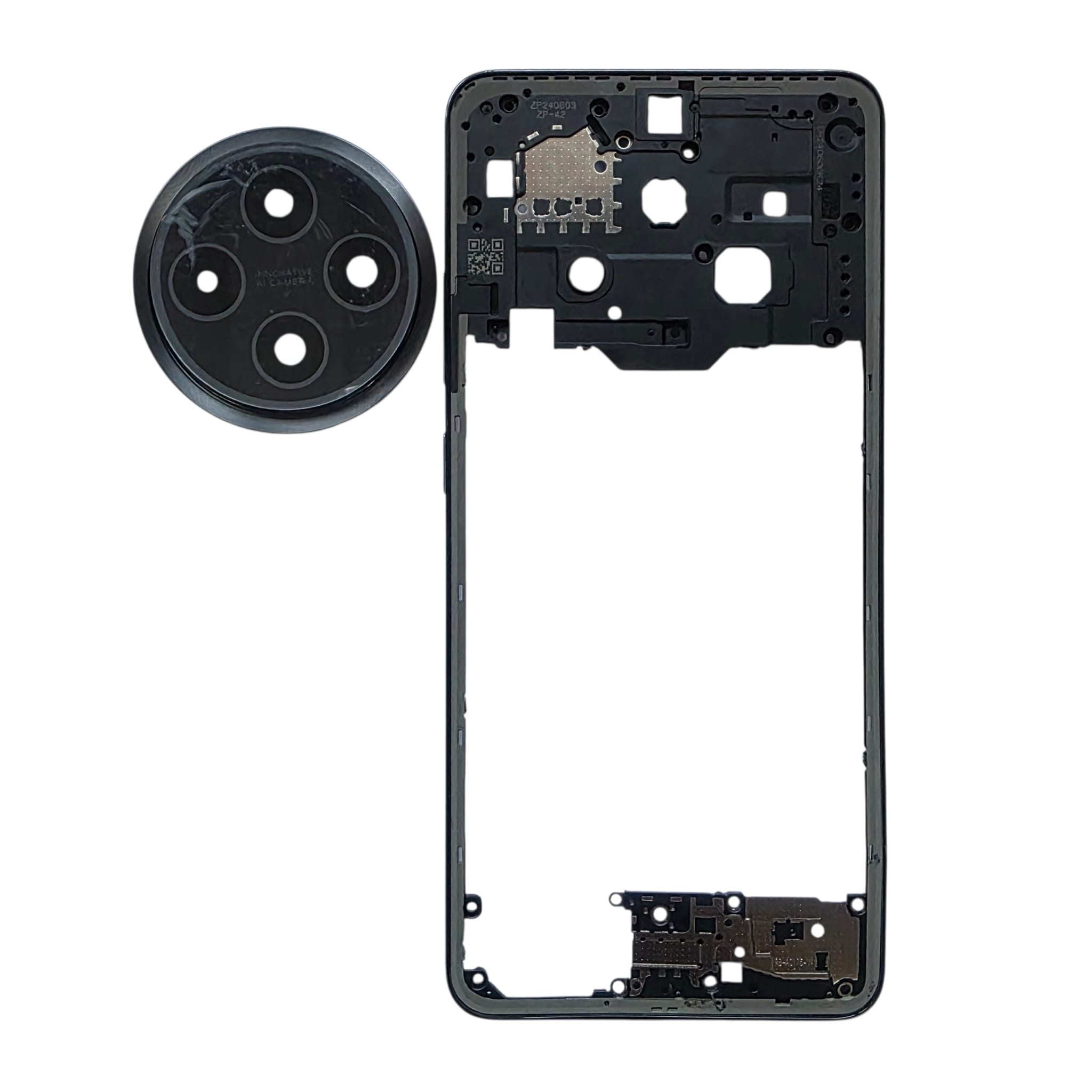 Rama mijloc intermediara Oppo Reno 12F 4G, Grey