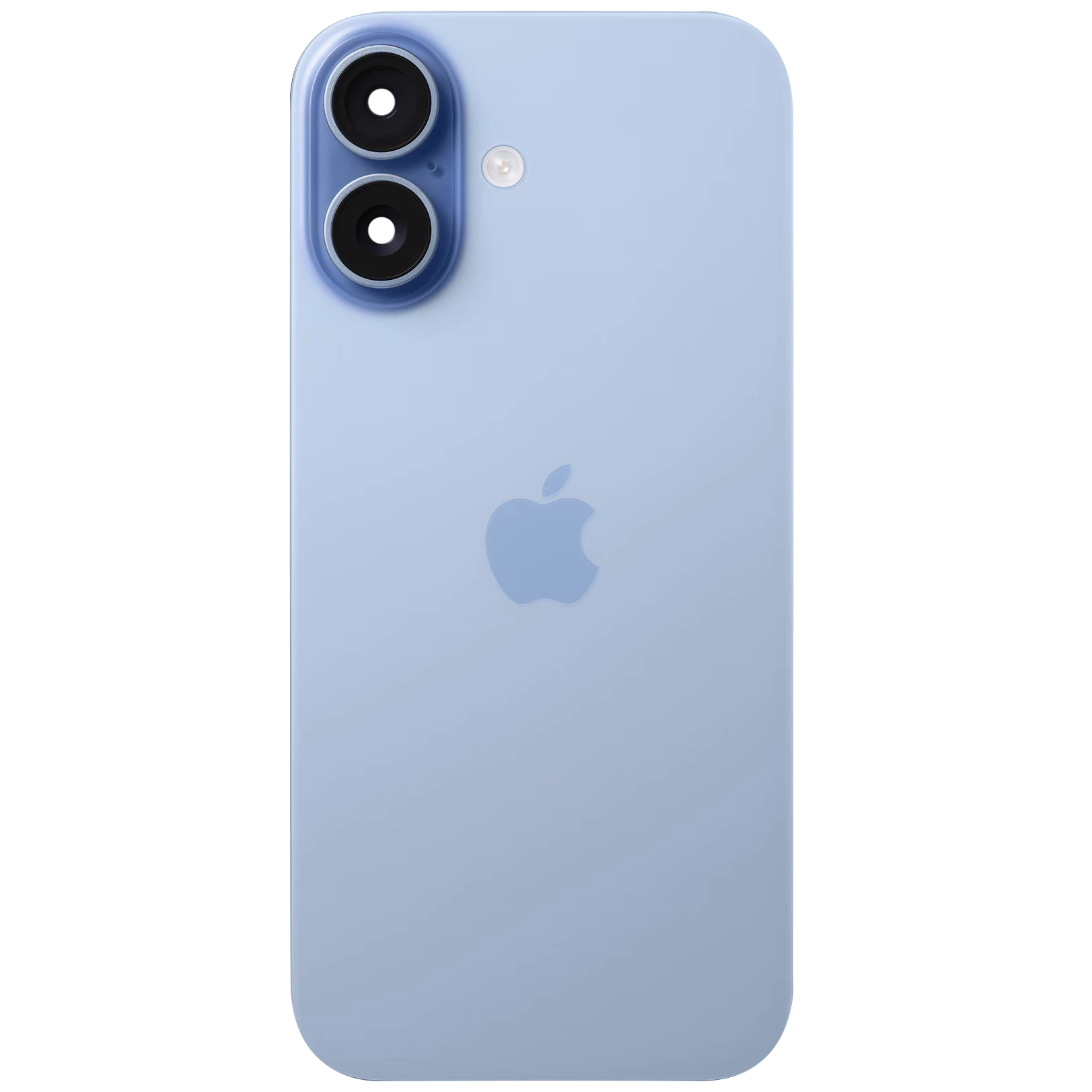 Spate telefon: Capac baterie Iphone 17 cu Lentile si Magnet OEM, Blue