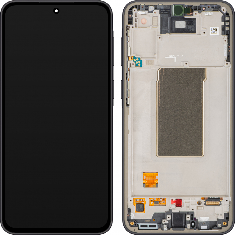 Display Samsung A37 5G cu rama Service Pack, Gri