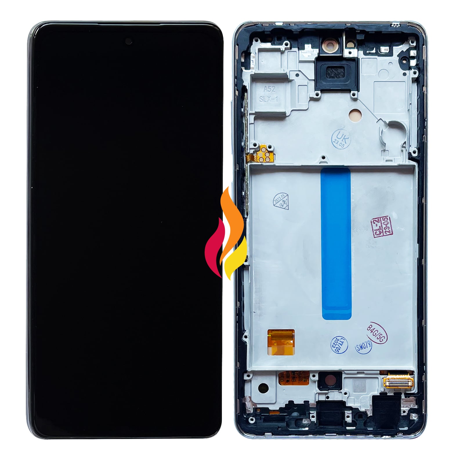 Display Samsung A52s 5G cu rama OLED, Albastru