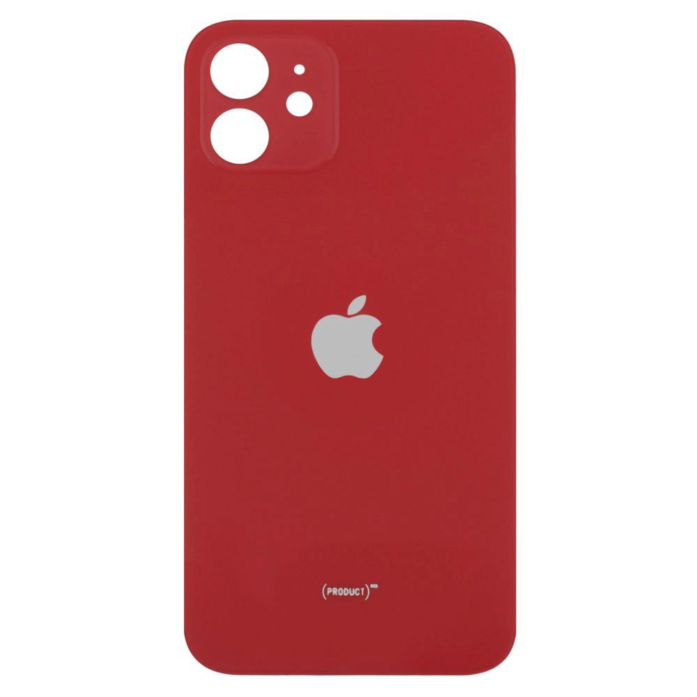 Spate telefon: Capac baterie Iphone 12, Rosu