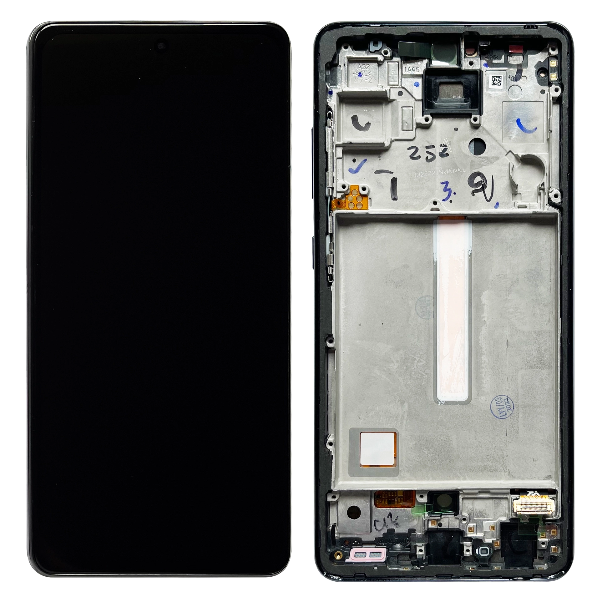 Display Samsung A52 4G / A52 5G / A52s 5G cu rama LCD, Negru
